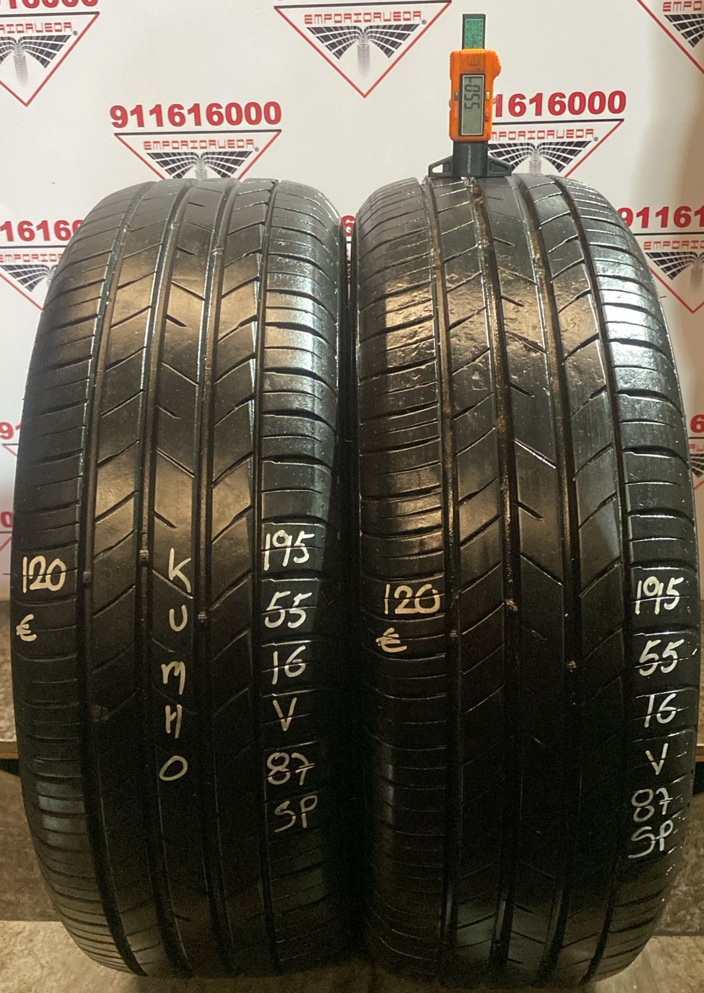 KUMHO ECSTA USADO  195/55 R16 87 V